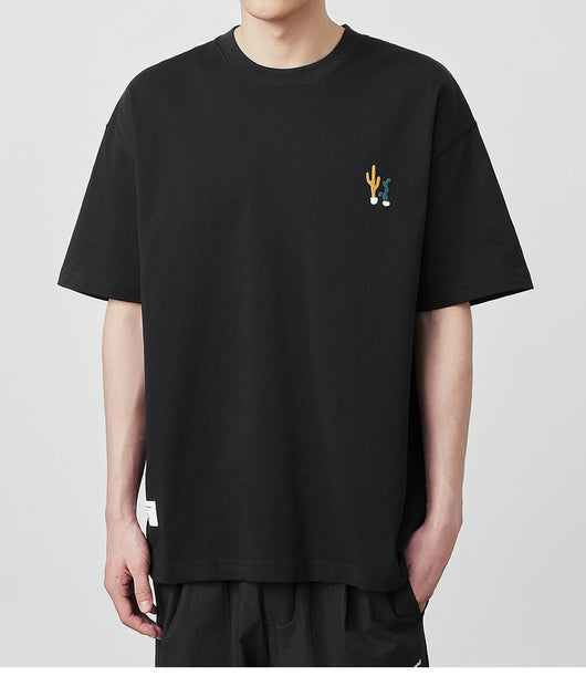 Playera Holgada para Hombre con Estampado Cartoon 230g - Image 14
