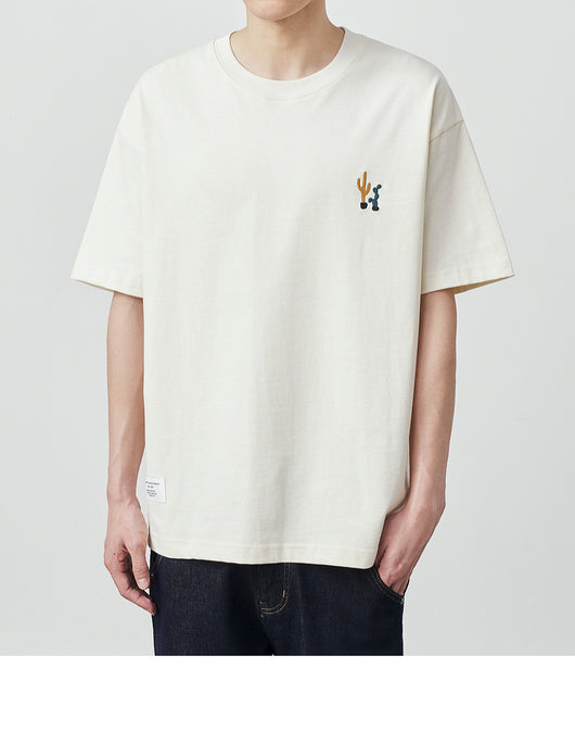 Playera Holgada para Hombre con Estampado Cartoon 230g - Image 16