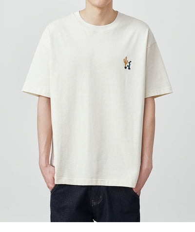 Playera Holgada para Hombre con Estampado Cartoon 230g - Image 17