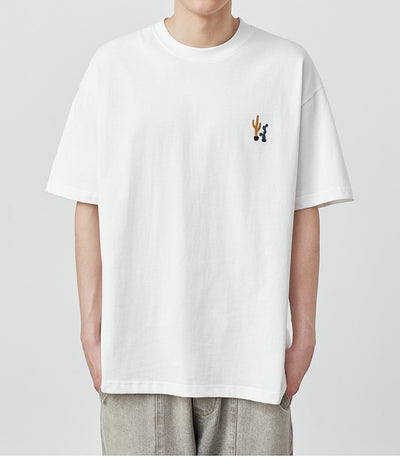 Playera Holgada para Hombre con Estampado Cartoon 230g - Image 18