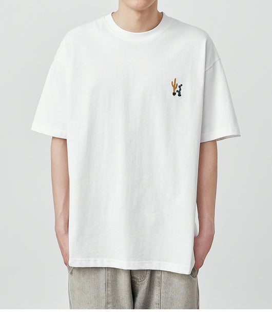 Playera Holgada para Hombre con Estampado Cartoon 230g - Image 18