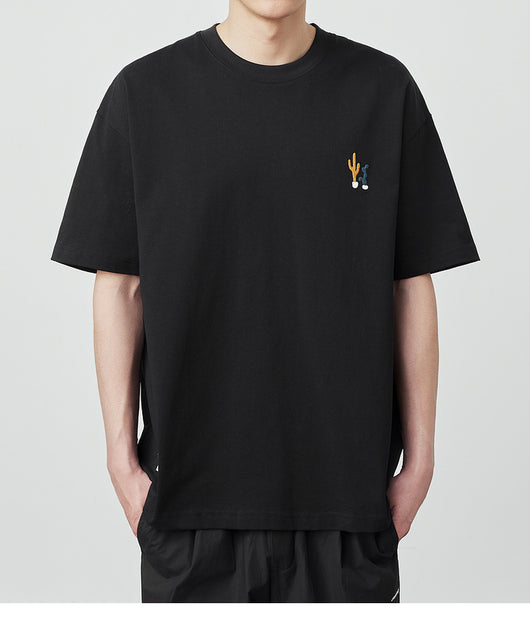 Playera Holgada para Hombre con Estampado Cartoon 230g - Image 21