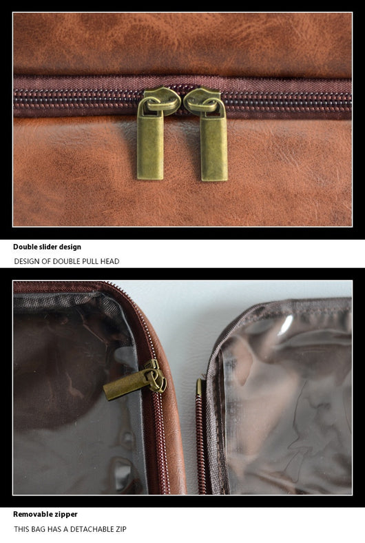 Bolsa de Almacenamiento Ejecutiva PU de Gran Capacidad con Acabado Premium - Image 13