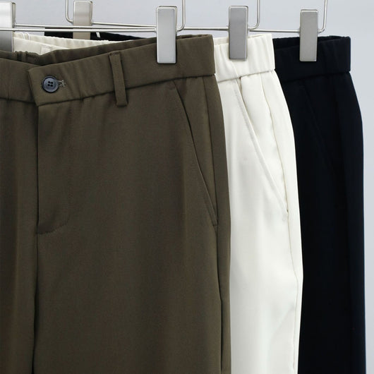 Pantalón de Vestir Casual Twill Liso Holgado Hombre - Corte Recto Premium - Image 19