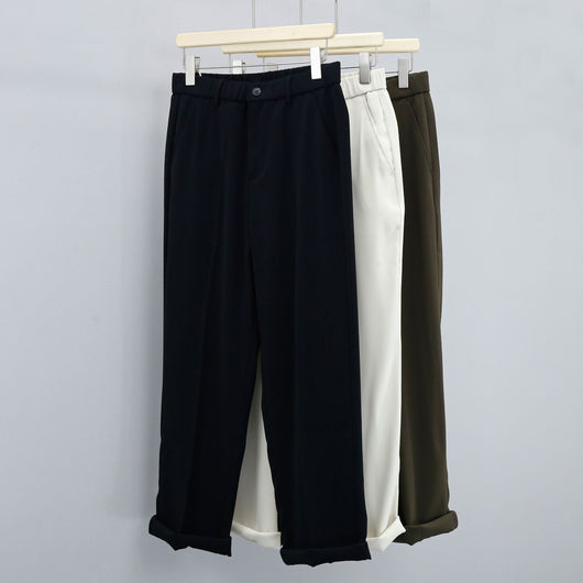 Pantalón de Vestir Casual Twill Liso Holgado Hombre - Corte Recto Premium - Image 20