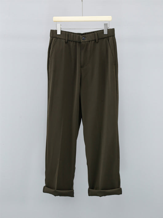 Pantalón de Vestir Casual Twill Liso Holgado Hombre - Corte Recto Premium - Image 21