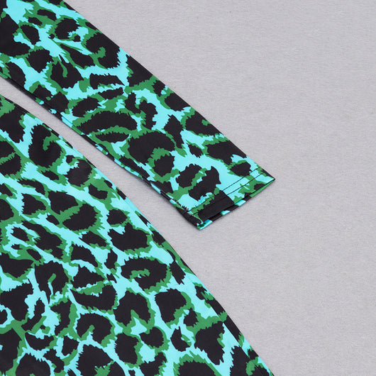 Mono Estampado Leopardo con Escote Cuadrado para Mujer - Image 29