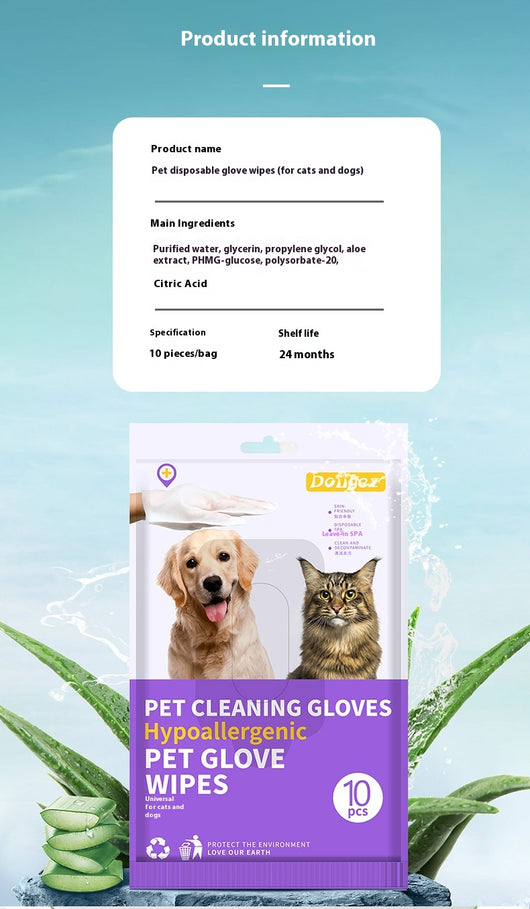 Guantes Desechables Desinfectantes con Papel Desodorizante para Mascotas - Image 20