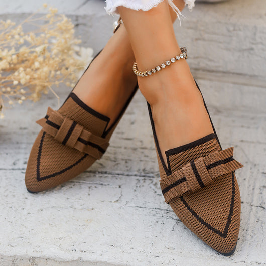 Zapatos Cómodos con Moño Decorativo - Estilo Casual Versátil - Image 18