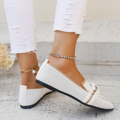 Zapatos Cómodos con Moño Decorativo - Estilo Casual Versátil - Image 19