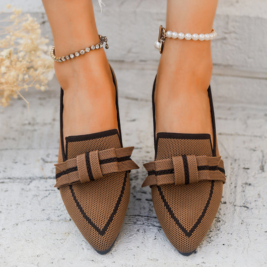 Zapatos Cómodos con Moño Decorativo - Estilo Casual Versátil - Image 20