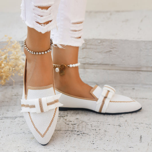 Zapatos Cómodos con Moño Decorativo - Estilo Casual Versátil - Image 22