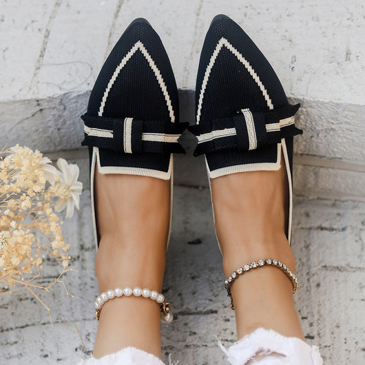 Zapatos Cómodos con Moño Decorativo - Estilo Casual Versátil - Image 25