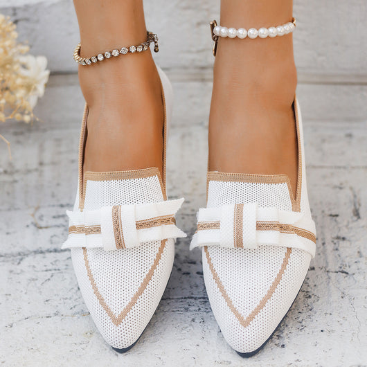 Zapatos Cómodos con Moño Decorativo - Estilo Casual Versátil - Image 26