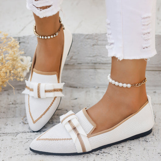 Zapatos Cómodos con Moño Decorativo - Estilo Casual Versátil - Image 28