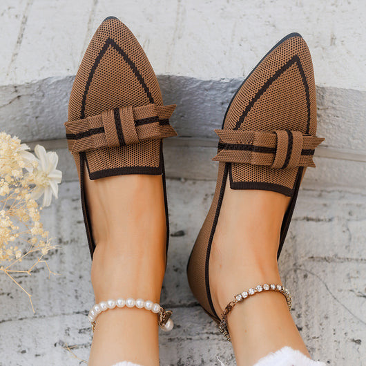 Zapatos Cómodos con Moño Decorativo - Estilo Casual Versátil - Image 30