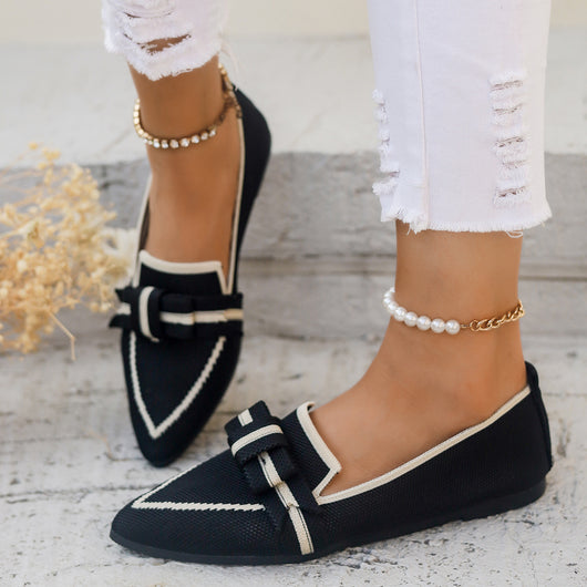 Zapatos Cómodos con Moño Decorativo - Estilo Casual Versátil - Image 32