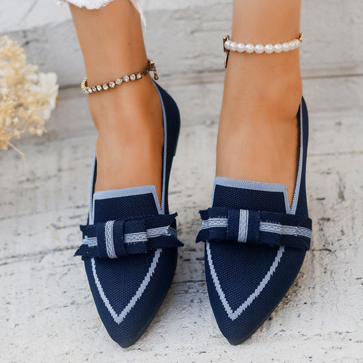 Zapatos Cómodos con Moño Decorativo - Estilo Casual Versátil - Image 34