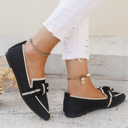 Zapatos Cómodos con Moño Decorativo - Estilo Casual Versátil - Image 36