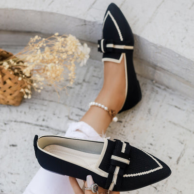 Zapatos Cómodos con Moño Decorativo - Estilo Casual Versátil - Image 37