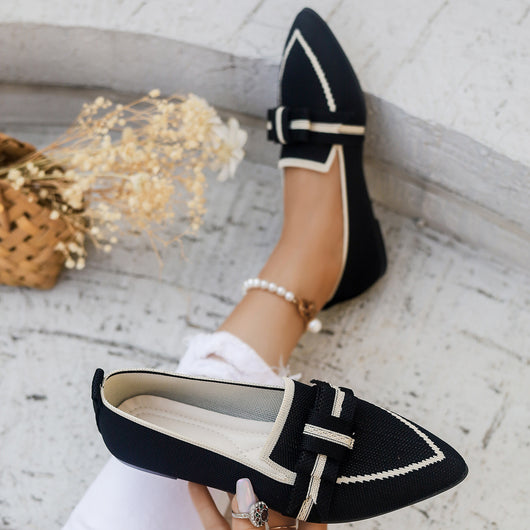 Zapatos Cómodos con Moño Decorativo - Estilo Casual Versátil - Image 37