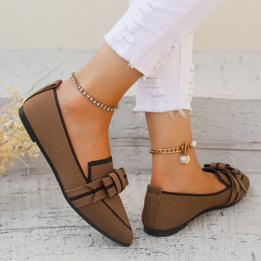 Zapatos Cómodos con Moño Decorativo - Estilo Casual Versátil - Image 40