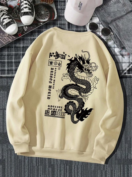 Sudadera Holgada Estampado Dragón Tokio Otoño Invierno - Image 18