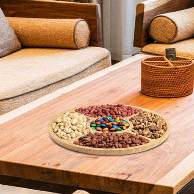 Bandeja Divisora de Bambú para Frutos Secos y Snacks - Image 9