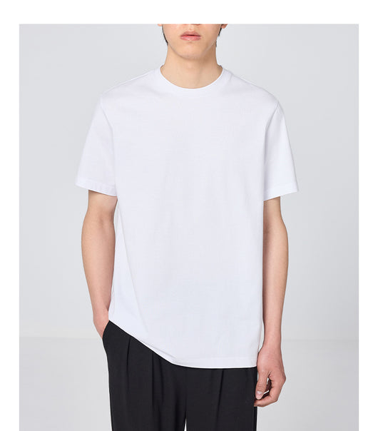 Playera Básica Cuello Redondo Color Sólido con Efecto Fresco - Image 10