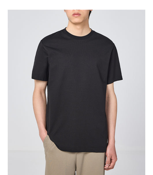 Playera Básica Cuello Redondo Color Sólido con Efecto Fresco - Image 16