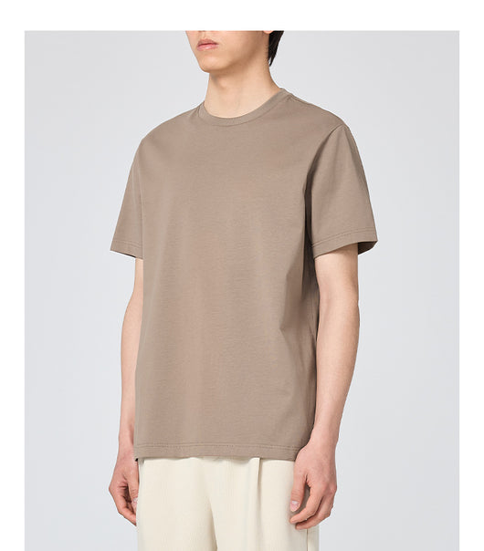 Playera Básica Cuello Redondo Color Sólido con Efecto Fresco - Image 25