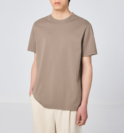 Playera Básica Cuello Redondo Color Sólido con Efecto Fresco - Image 28