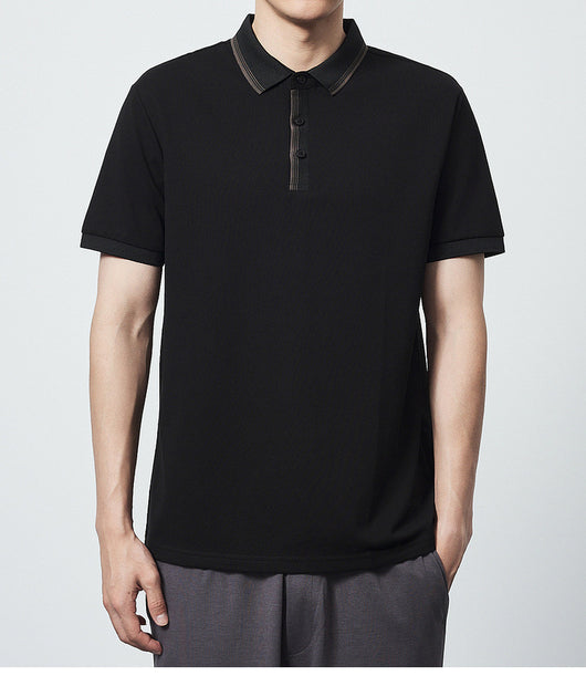 Polo Camiseta Algodón Peinado Mercerizado con Rayas en Contraste - Image 11