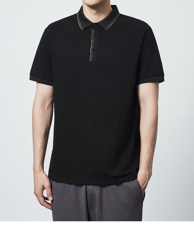Polo Camiseta Algodón Peinado Mercerizado con Rayas en Contraste - Image 15