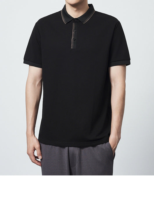 Polo Camiseta Algodón Peinado Mercerizado con Rayas en Contraste - Image 15
