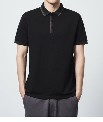 Polo Camiseta Algodón Peinado Mercerizado con Rayas en Contraste - Image 18