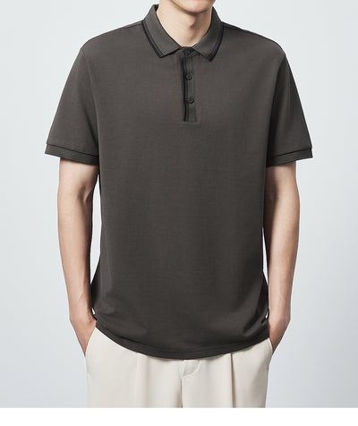 Polo Camiseta Algodón Peinado Mercerizado con Rayas en Contraste - Image 19