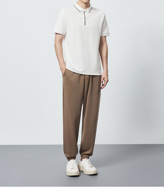 Polo Camiseta Algodón Peinado Mercerizado con Rayas en Contraste - Image 25