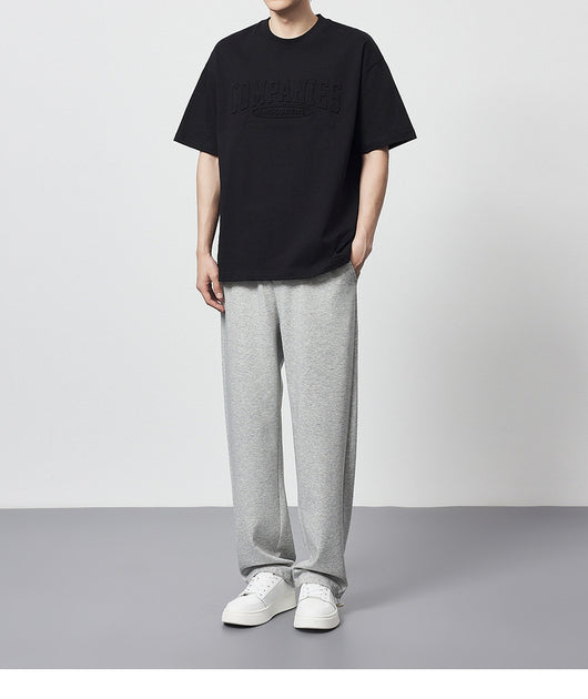Camiseta Suelta de Algodón con Estampado de Letras y Cuello Redondo - Image 11