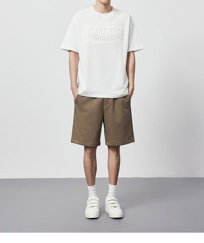 Camiseta Suelta de Algodón con Estampado de Letras y Cuello Redondo - Image 12