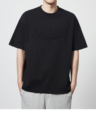 Camiseta Suelta de Algodón con Estampado de Letras y Cuello Redondo - Image 21