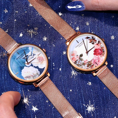 Reloj de Dama con Esfera Grande y Diseño Floral Versátil - Image 15