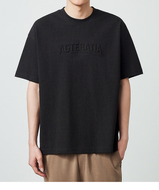 Playera con Estampado de Letras Tridimensionales - Image 9