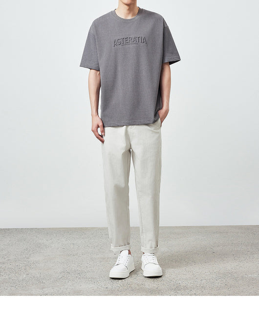 Playera con Estampado de Letras Tridimensionales - Image 10