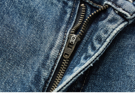 Pantalones Vaqueros Rectos Lavados Versátiles para Hombre - Image 15