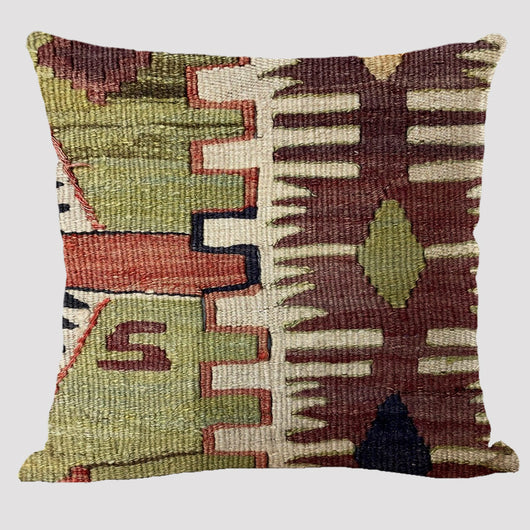 Almohada Reversible Étnica de Lino Bohemio Doble Cara - Image 42