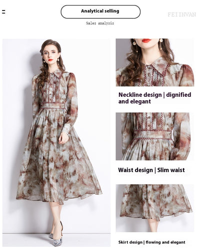 Vestido Camisero Estilizante con Estampado - Image 7