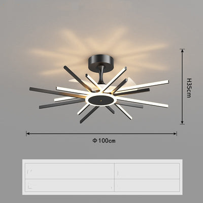 Lámpara Ventilador de Techo Nórdico Luxury - Diseño Moderno y Minimalista - Image 9