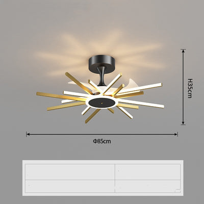 Lámpara Ventilador de Techo Nórdico Luxury - Diseño Moderno y Minimalista - Image 13