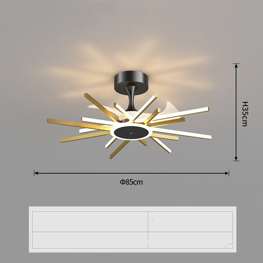 Lámpara Ventilador de Techo Nórdico Luxury - Diseño Moderno y Minimalista - Image 13